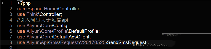 thinkPHP3.2.3实现阿里大于短信验证（阿里云合并后的版本）-