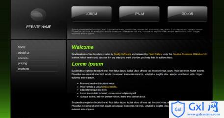 reality-software-xhtml-css-template