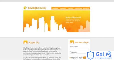 skyhighindustry-xhtml-css-template