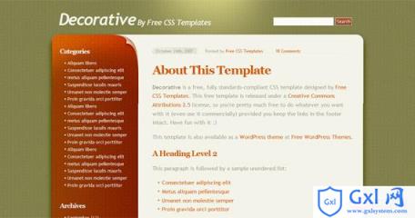 decorative-xhtml-css-template