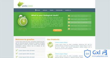 greefies-solution-css-xhtml-template