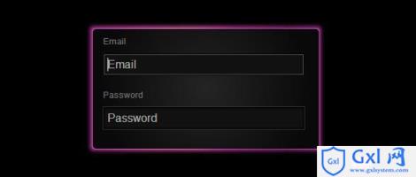 css3-golden-shine-login-form