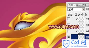 Photoshop制作漂亮简单的金色龙头的教程