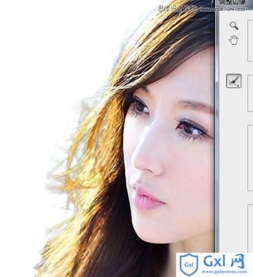 Photoshop cs5快速的给人像照片抠头发教程