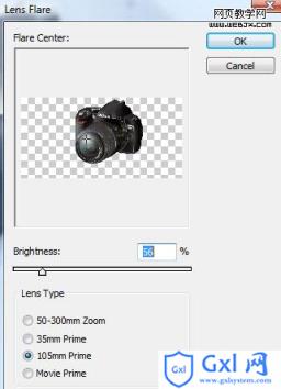 Photoshop 绿色风格的相机网页平面图