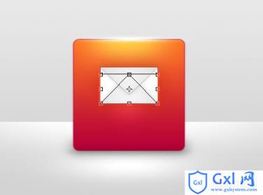 Photoshop 非常精致的红色邮件图标