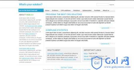 what-solution-xhtml-css-模板