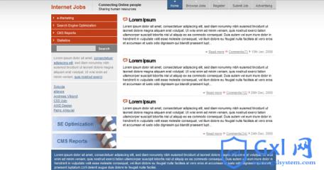 internet-jobs-xhtml-css-模板