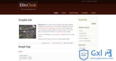 elite-circle-xhtml-css-模板