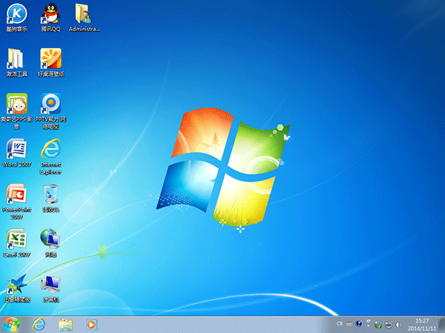 电脑公司 GHOST WIN7 SP1 X86 安全稳定旗舰版 V2014.11（32位）