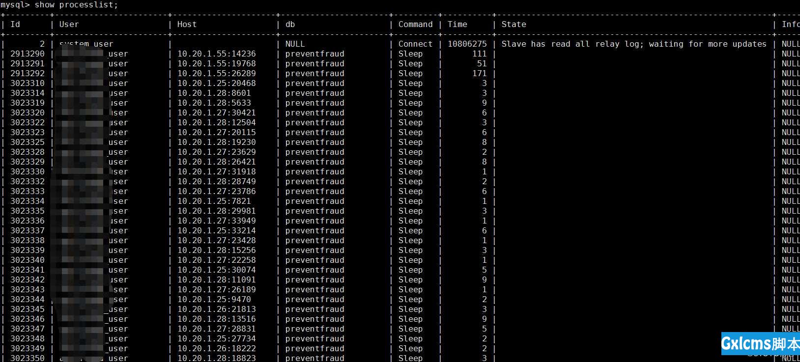 Mysql中Sleep进程连接数过多问题解决