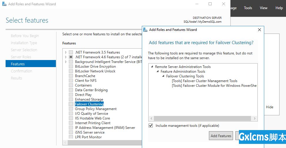 Failover clustering