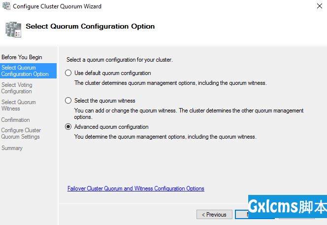 Quorum option