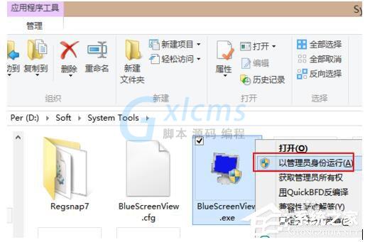 Win8用BlueScreenView分析蓝屏故障文件Memory.dmp的方法